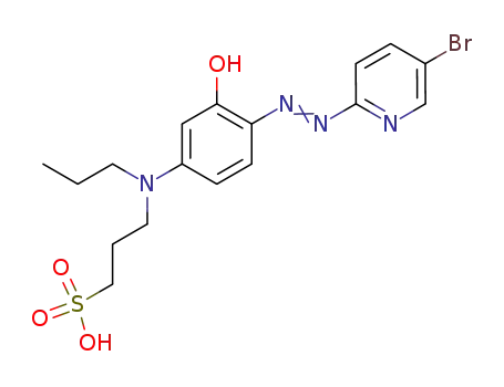 2-[(5-Bromo-2-pyridylazo]-5-[N-propyl-N-(3-sulfopropyl)amino]phenol,disodiumsalt,dihydrate