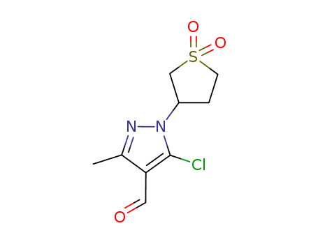 5-CHLORO-1-(1,1-DIOXIDOTETRAHYDROTHIEN-3-YL)-3-METHYL-1H-PYRAZOLE-4-CARBALDEHYDE