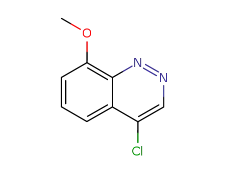 Molecular Structure of 817209-48-6 (4-Chloro-8-methoxycinnoline)