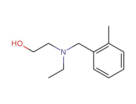 Molecular Structure of 81928-93-0 (2-[Ethyl-(2-Methyl-benzyl)-aMino]-ethanol)