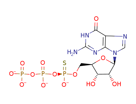 Guanosine, 5'?P''-ester with[P''(S)]-thiotriphosphoric acid ((HO)2P(O)OP(O)(OH)OP(O)(OH)(SH)) (9CI)