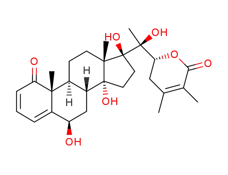 2-[1-Hydroxy-1-(6,14,17-trihydroxy-10,13-dimethyl-1-oxo-6,7,8,9,11,12,15,16-octahydrocyclopenta[a]phenanthren-17-yl)ethyl]-4,5-dimethyl-2,3-dihydropyran-6-one