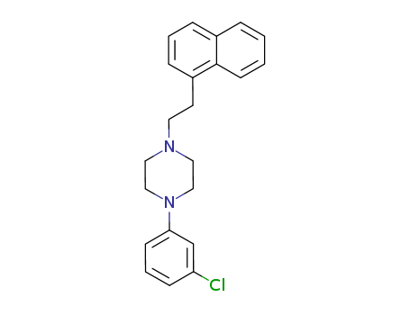 82205-87-6,1-(3-Chlorophenyl)-4-(2-(1-naphthalenyl)ethyl)piperazine,1-(3-Chlorophenyl)-4-(2-(1-naphthalenyl)ethyl)piperazine