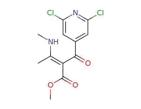 METHYL 2-[(2,6-DICHLORO-4-PYRIDYL)CARBONYL]-3-(METHYLAMINO)BUT-2-ENOATE