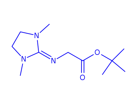 Molecular Structure of 815576-06-8 (Glycine, N-(1,3-dimethyl-2-imidazolidinylidene)-, 1,1-dimethylethyl ester (9CI))