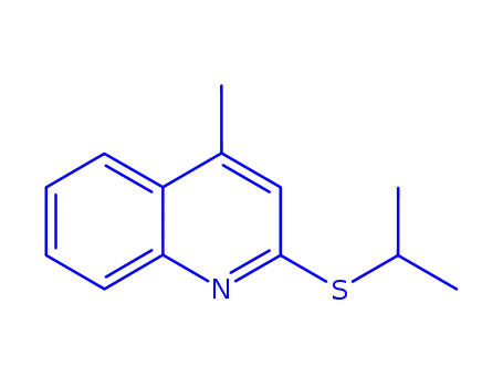 Lepidine, 2-(isopropylmercapto)- (4CI)