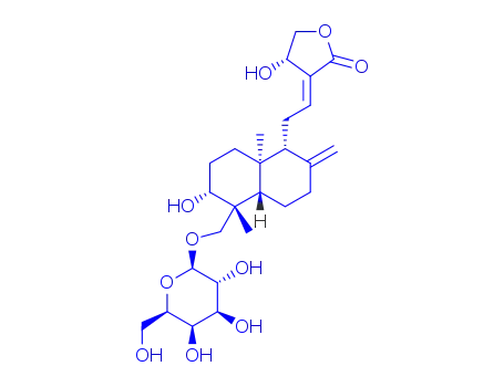 Molecular Structure of 82209-76-5 (andrographoside)