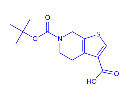 Molecular Structure of 889939-56-4 (6-BOC-4,5,6,7-TETRAHYDRO-THIENO[2,3-C]PYRIDINE-3-CARBOXYLIC ACID)