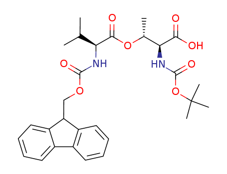 N-[(1,1-Dimethylethoxy)carbonyl]-O-[N-[(9H-fluoren-9-ylmethoxy)carbonyl]-L-valyl]-L-threonine