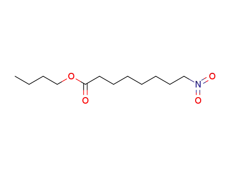 Molecular Structure of 82781-91-7 (butyl 8-nitrooctanoate)