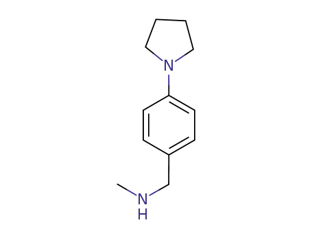 Molecular Structure of 823188-79-0 (N-METHYL-N-(4-PYRROLIDIN-1-YLBENZYL)AMINE)