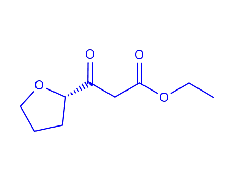 Molecular Structure of 887411-85-0 (ETHYL 3-(TETRAHYDROFURAN-2-YL)-3-OXOPROPANOATE)