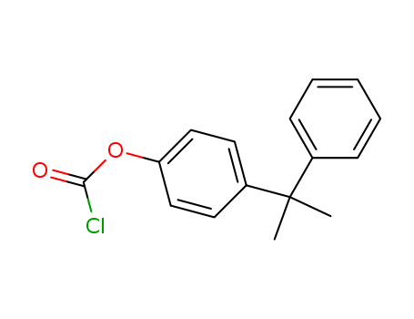 Carbonochloridic acid,4-(1-methyl-1-phenylethyl)phenyl ester