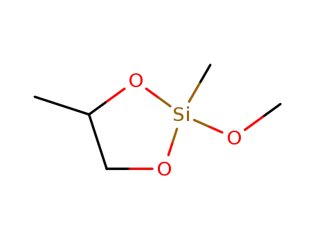 Molecular Structure of 65055-45-0 (1,3-Dioxa-2-silacyclopentane, 2-methoxy-2,4-dimethyl-)