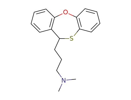 Molecular Structure of 82387-04-0 (11-(3-Dimethylaminopropyl)-11H-dibenz<b,f>-1,4-oxathiepin)