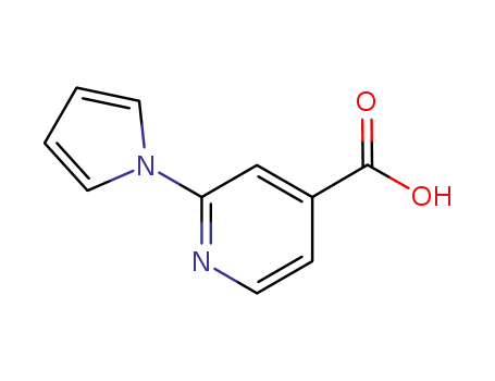 Molecular Structure of 889943-25-3 (2-(1H-PYRROL-1-YL)ISONICOTINIC ACID)