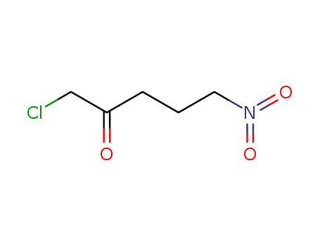 Molecular Structure of 89416-18-2 (2-Pentanone,  1-chloro-5-nitro-)