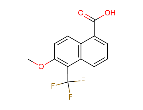 1-Naphthalenecarboxylicacid, 6-methoxy-5-(trifluoromethyl)-