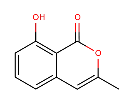 1H-2-Benzopyran-1-one, 8-hydroxy-3-methyl-