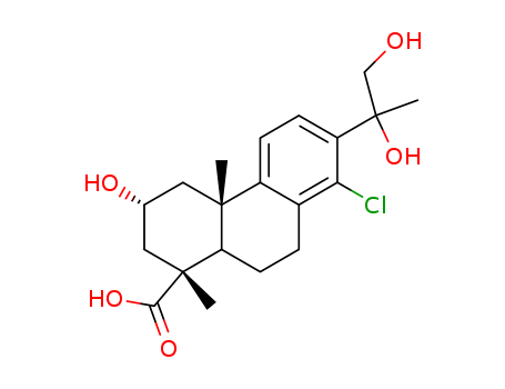 83400-65-1,methyl 8-chloro-7-(1,2-dihydroxypropan-2-yl)-3-hydroxy-4a-methyl-1,2,3,4,4a,9,10,10a-octahydrophenanthrene-1-carboxylate,