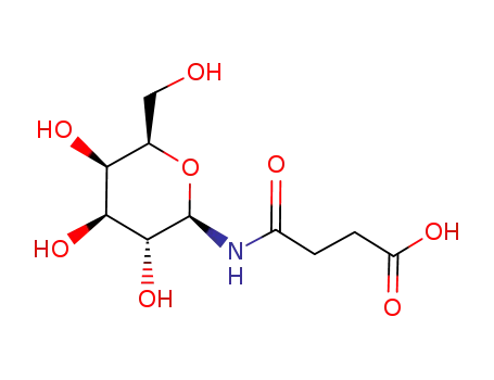 Molecular Structure of 27010-46-4 (Butanoic acid,4-(glucopyranosylamino)-4-oxo- (9CI))