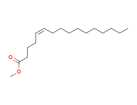 Molecular Structure of 163562-81-0 (5-Hexadecenoic acid, methyl ester, (5Z)-)