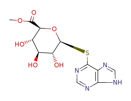 Molecular Structure of 83441-68-3 (methyl 5H-purin-6-yl 1-thiohexopyranosiduronate)