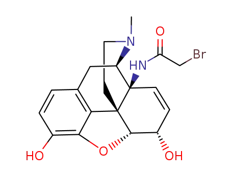 Molecular Structure of 82975-77-7 (14 beta-bromoacetamidomorphine)