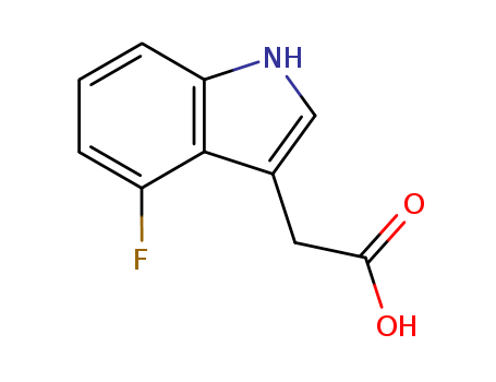 2-(4-Fluoro-1H-indol-3-yl)acetic acid
