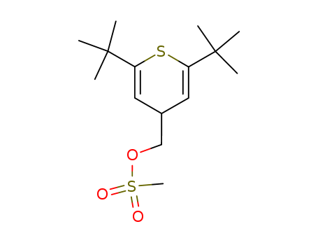 4H-Thiopyran-4-methanol, 2,6-bis(1,1-dimethylethyl)-,methanesulfonate