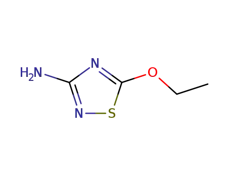 Molecular Structure of 89124-90-3 (3-AMINO-5-ETHOXY-1,2,4-THIADIAZOLE)