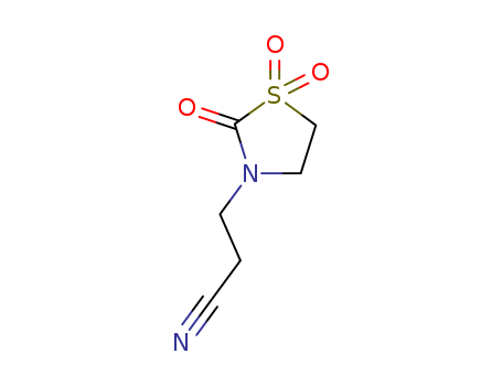 3-Thiazolidinepropanenitrile,2-oxo-, 1,1-dioxide cas  89691-91-8