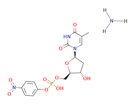 83918-61-0,5'-Thymidylic acid, mono(4-nitrophenyl) ester, monoammonium salt,4-Nitrophenyl thymidine-5'-monophosphate,ammonium salt;EINECS 281-296-0;