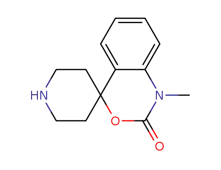 Molecular Structure of 84060-10-6 (1-METHYLSPIRO[4H-3,1-BENZOXAZINE-4,4'-PIPERIDIN]-2(1H)-ONE)