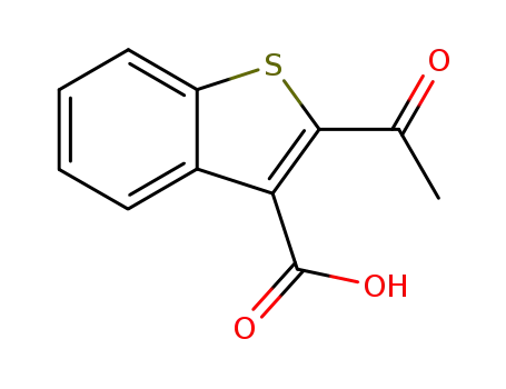 Benzo[b]thiophene-3-carboxylic acid, 2-acetyl-
