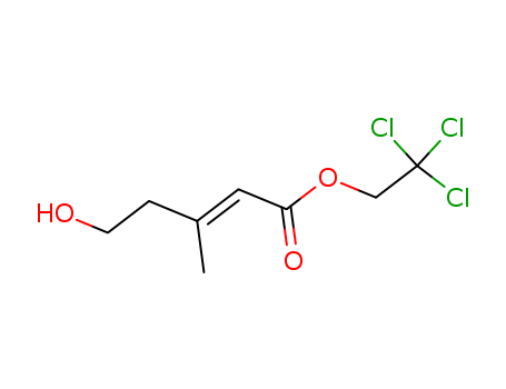 88968-95-0,2,2,2-trichloroethyl (2E)-5-hydroxy-3-methylpent-2-enoate,