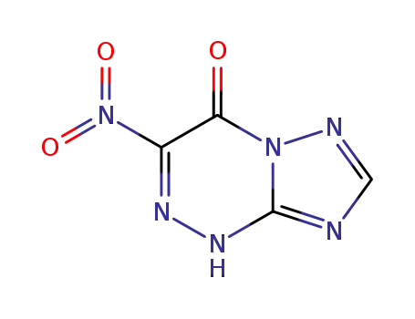 Molecular Structure of 83809-87-4 (3-nitro[1,2,4]triazolo[5,1-c][1,2,4]triazin-4(6H)-one)