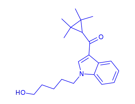 Molecular Structure of 895155-95-0 (UR-144 N-(5-Hydroxypentyl))