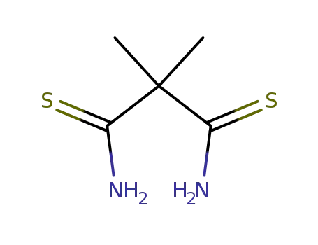 Molecular Structure of 89715-18-4 (Propanedithioamide,  2,2-dimethyl-)