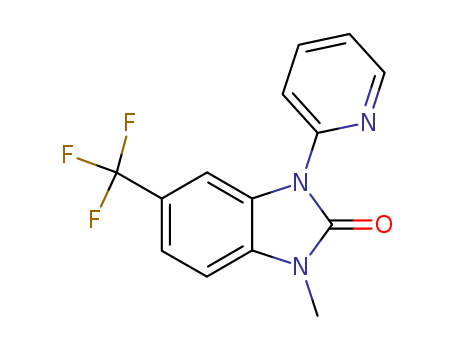 89659-92-7,1-methyl-3-pyridin-2-yl-5-(trifluoromethyl)-1,3-dihydro-2H-benzimidazol-2-one,