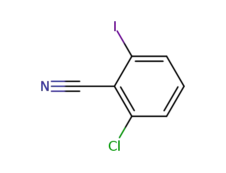 Molecular Structure of 89642-53-5 (2-Chloro-6-iodobenzonitrile)