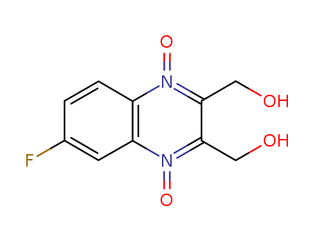 84044-38-2,6-Fluoro-2,3-bis(hydroxymethyl)quinoxaline 1,4-di-N-oxide,6-Fluoro-quinoxaline-2,3-dimethanol 1,4-dioxide;Quinoxaline-2,3-dimethanol,6-fluoro-,1,4-dioxide;6-Fluoro-2,3-bis(hydroxymethyl)quinoxaline 1,4-di-N-oxide;