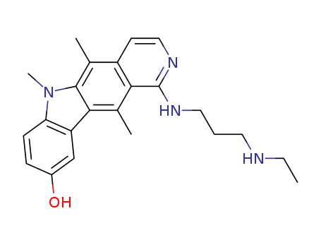 6H-Pyrido[4,3-b]carbazol-9-ol,1-[[3-(ethylamino)propyl]amino]-5,6,11-trimethyl-