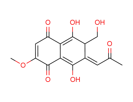 5,8-Dihydroxy-2-(hydroxymethyl)-6-methoxy-3-(2-oxopropylidene)-2,3-dihydronaphthalene-1,4-dione