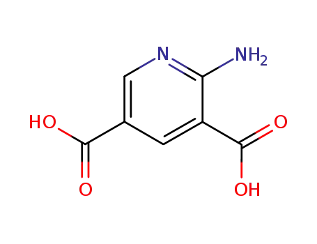 Molecular Structure of 89795-70-0 (2-AMINO-3,5-PYRIDINEDICARBOXYLIC ACID)