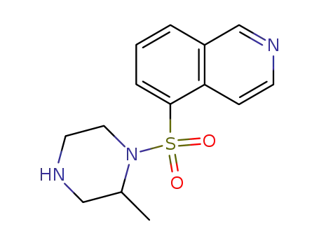 Molecular Structure of 84477-87-2 (1-(5-ISOQUINOLINYLSULFONYL)-2-METHYL-PIPERAZINE)