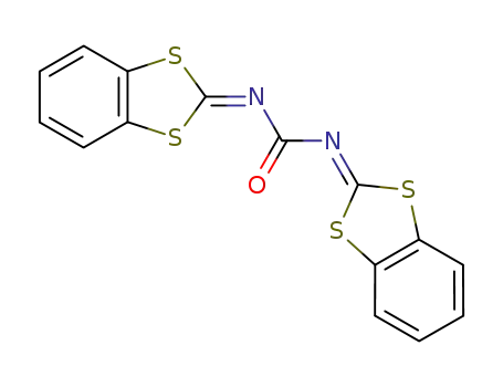 Molecular Structure of 84384-24-7 (1,3-bis(1,3-benzodithiol-2-ylidene)urea)