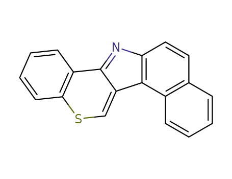 Molecular Structure of 846-35-5 (Benzo[e][1]benzothiopyrano[4,3-b]indole)