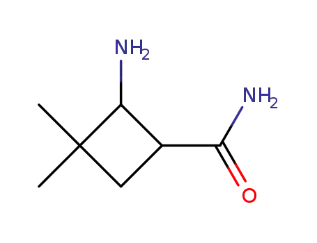 Molecular Structure of 89940-78-3 (Cyclobutanecarboxamide, 2-amino-3,3-dimethyl- (7CI))