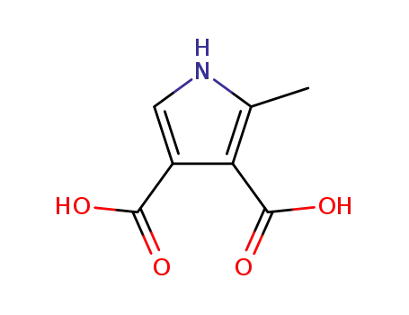 Molecular Structure of 89937-81-5 (2-METHYL-1H-PYRROLE-3,4-DICARBOXYLIC ACID)